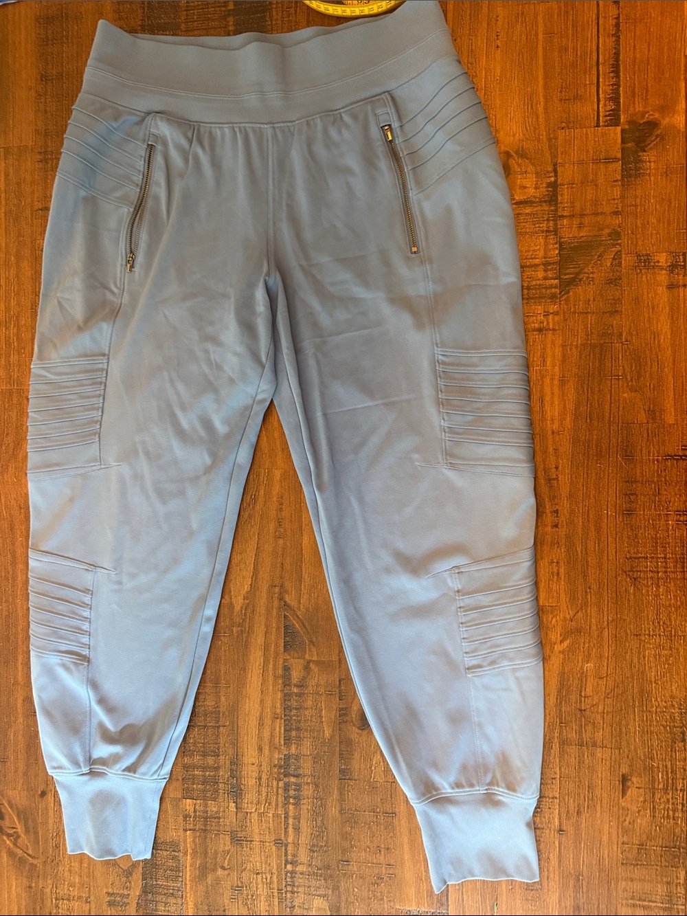 Athleta Venice Moto Jogger in blue. Size large